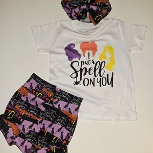 Halloween Spell T-Shirt and Shorts Set